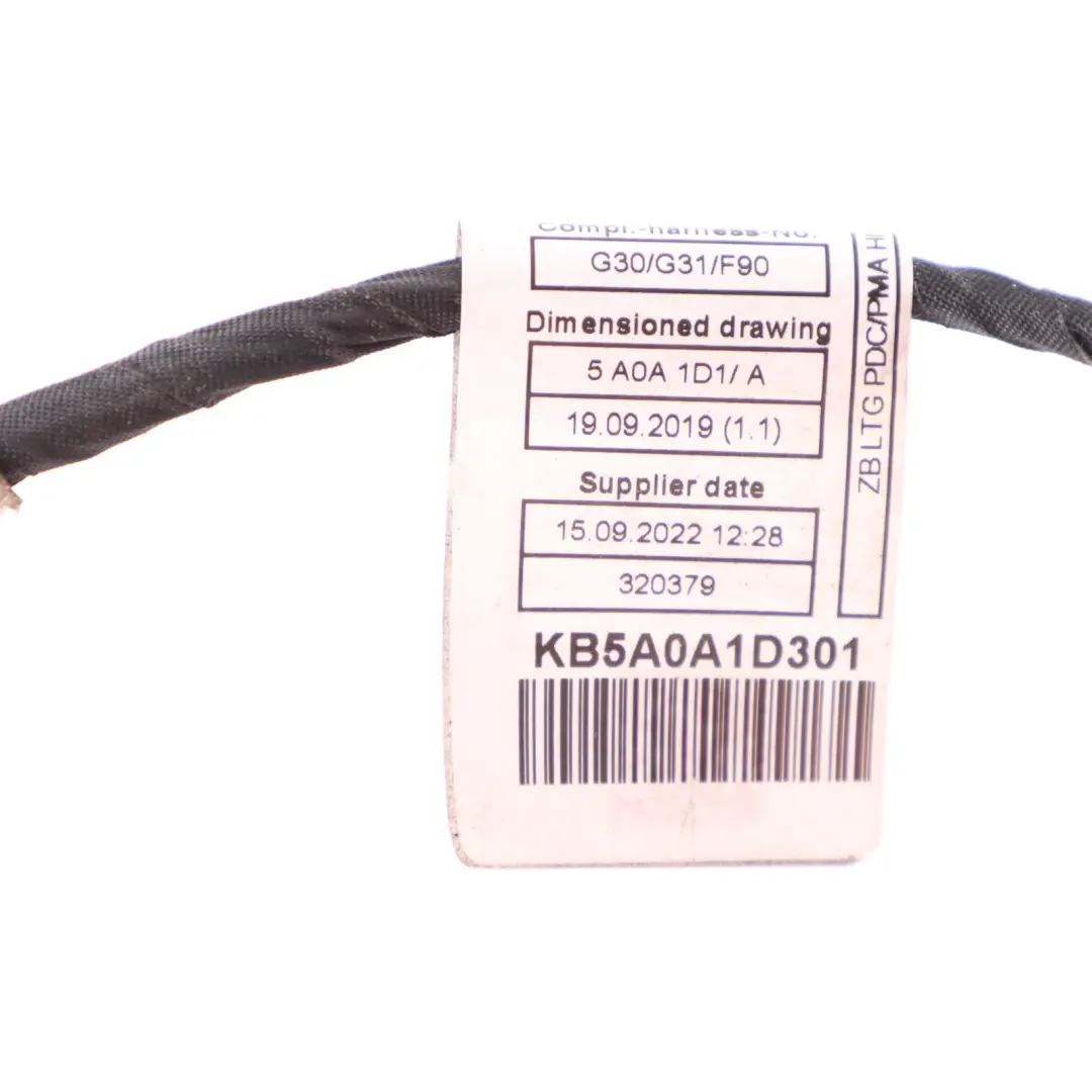 PDC Wiring BMW G30 G31 LCI Rear Bumper Parking Sensor Harness Loom to with Part number 5A0A1D3 PDC Wiring BMW G30 G31 LCI Rear Bumper Parking Sensor Harness Loom - SKU 5A0A1D3 - Part number 5A0A1D3