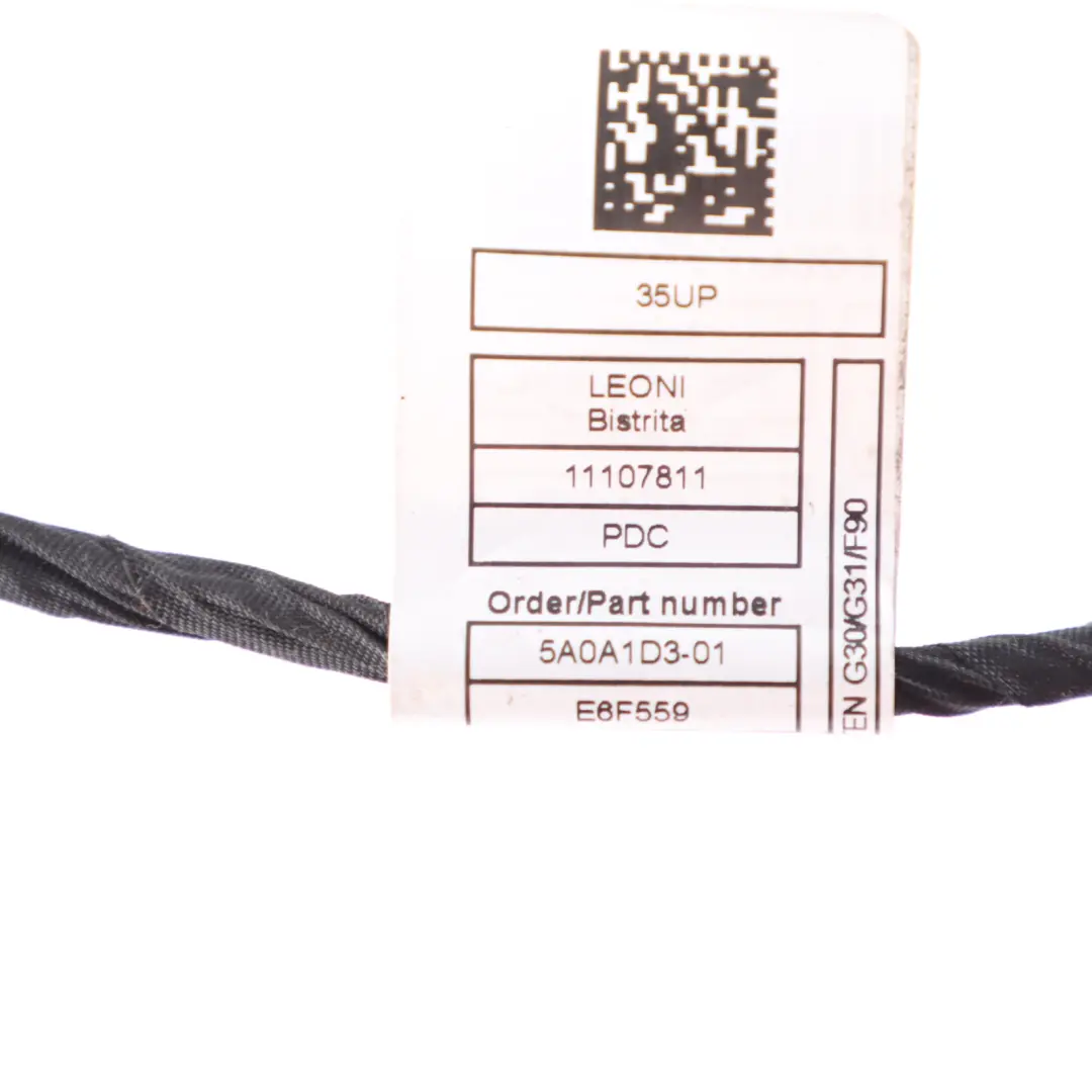  PDC Wiring BMW G30 G31 LCI Rear Bumper Parking Sensor Harness Loom - SKU 5A0A1D3 - Part number 5A0A1D3