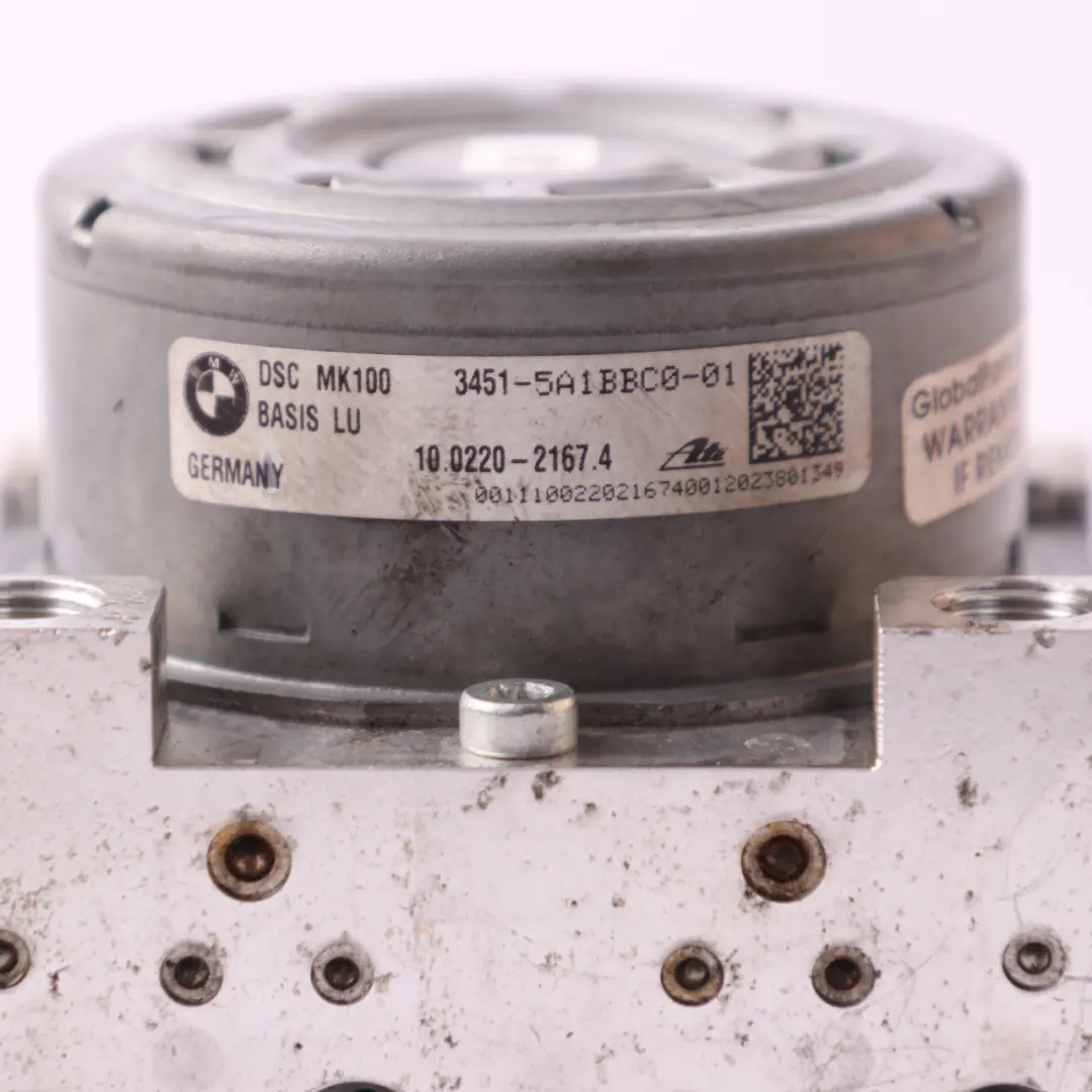 ABS Pump Mini F55 F56 F57 DSC Hydraulic Brake Pump Control Module to with Part number 5A374A3 ABS Pump Mini F55 F56 F57 DSC Hydraulic Brake Pump Control Module - SKU 5A1BBC1 - Part number 5A374A3