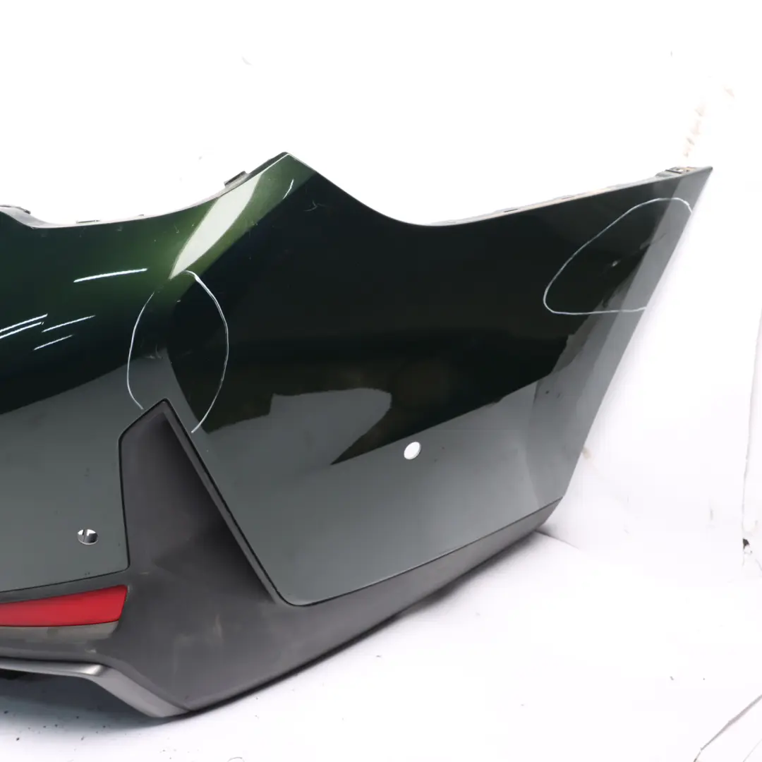 BMW I4 G26 Zderzak Panel Tylny Tył San Remo Zielony Metalik - C4E - SKU 5A1DB10-SAG - Numer Części 5A1DB10