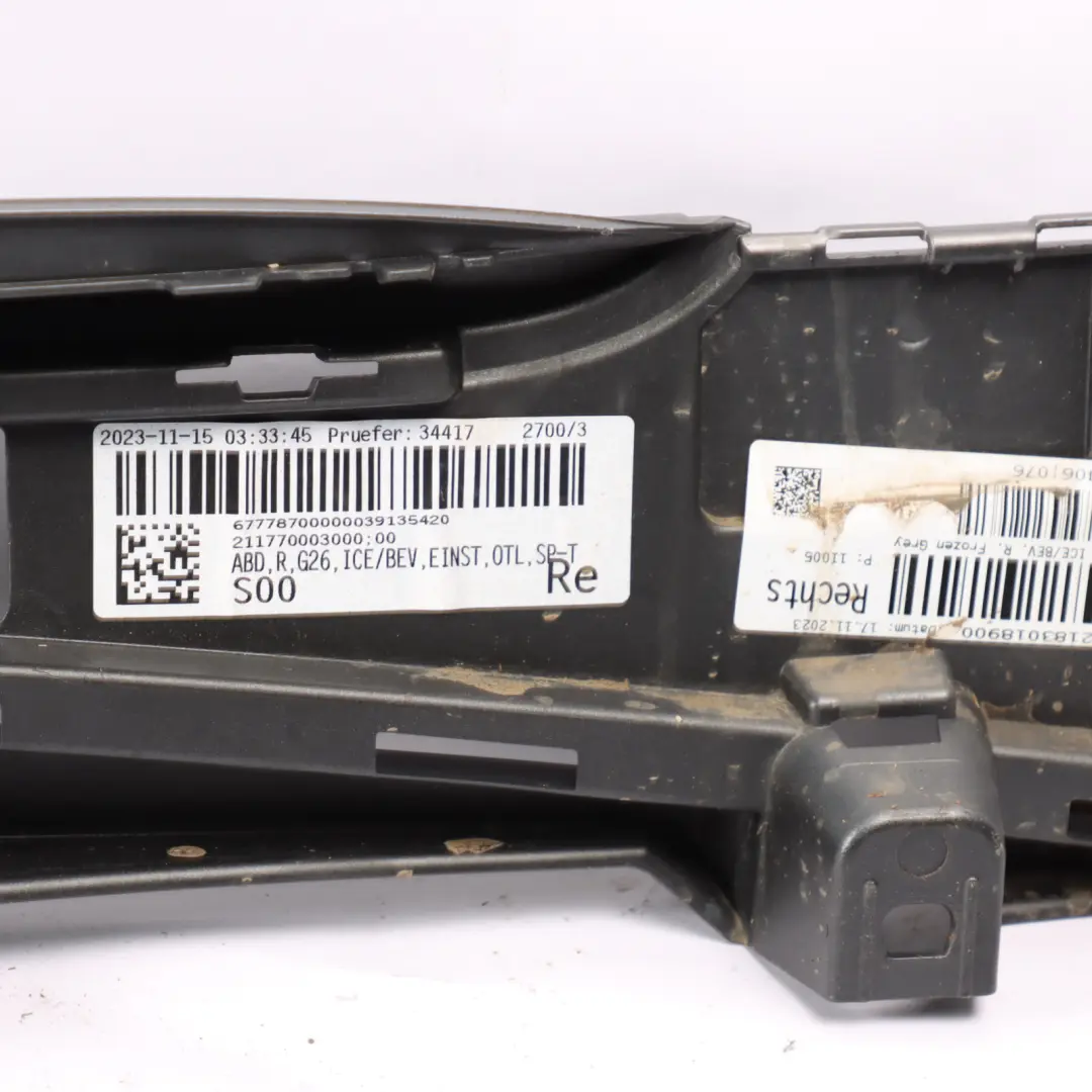 Sill Strip Side Skirt Right O/S Trim Panel Cover Frozen to BMW i4 G26 with Part number 5A360F2 BMW i4 G26 Sill Strip Side Skirt Right O/S Trim Panel Cover Frozen - SKU 5A360F2 - Part number 5A360F2