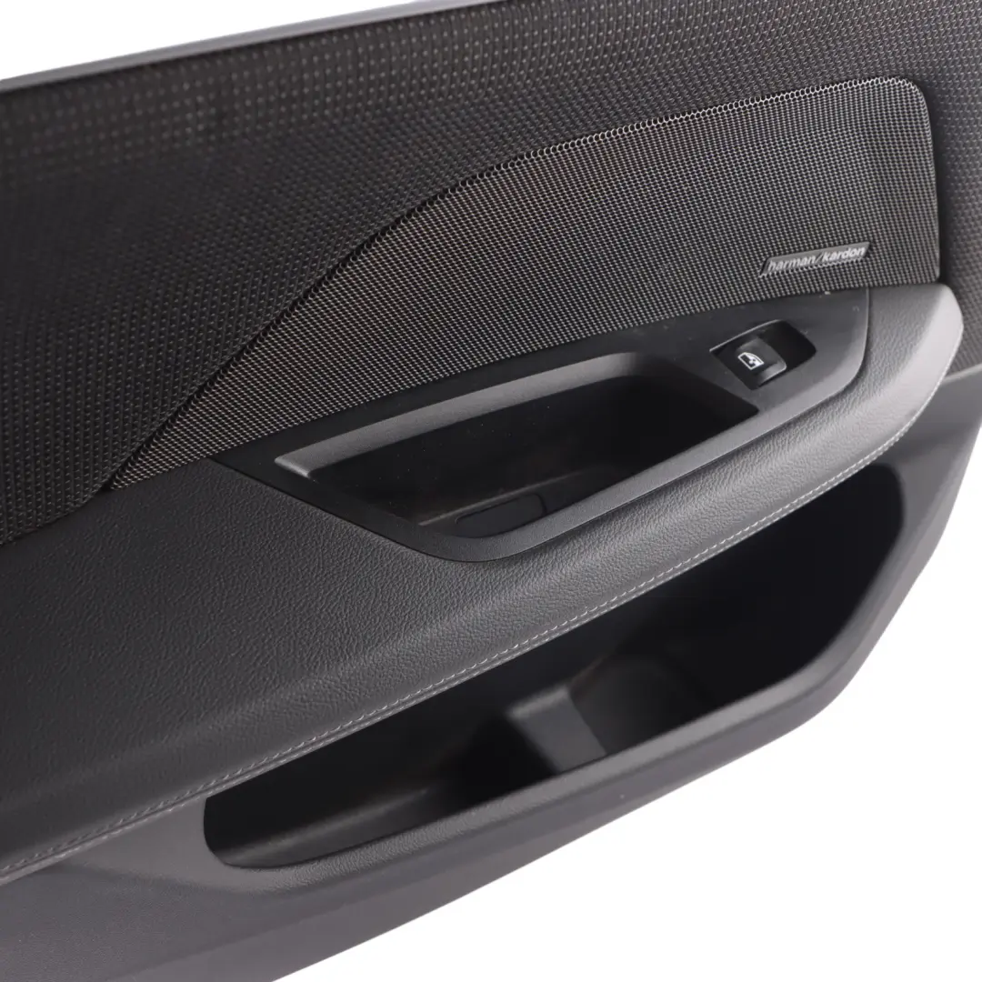 Door Card Rear Left N/S Door Lining Panel Leather Black to BMW G26 with Part number 5A418F7 BMW G26 Door Card Rear Left N/S Door Lining Panel Leather Black - SKU 5A418F7 - Part number 5A418F7