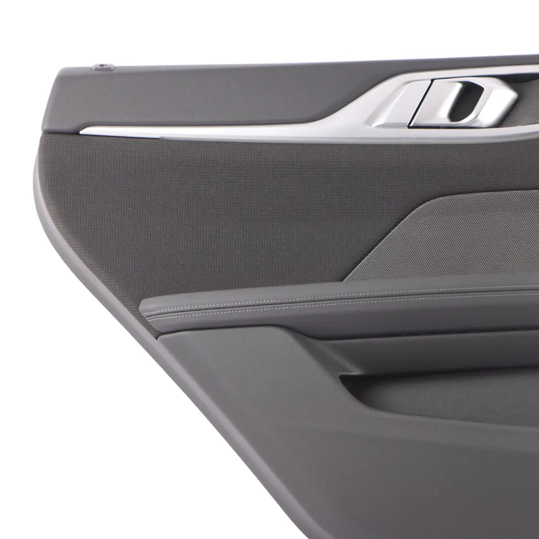 BMW G26 Door Card Rear Left N/S Door Lining Panel Leather Black - SKU 5A418F7 - Part number 5A418F7