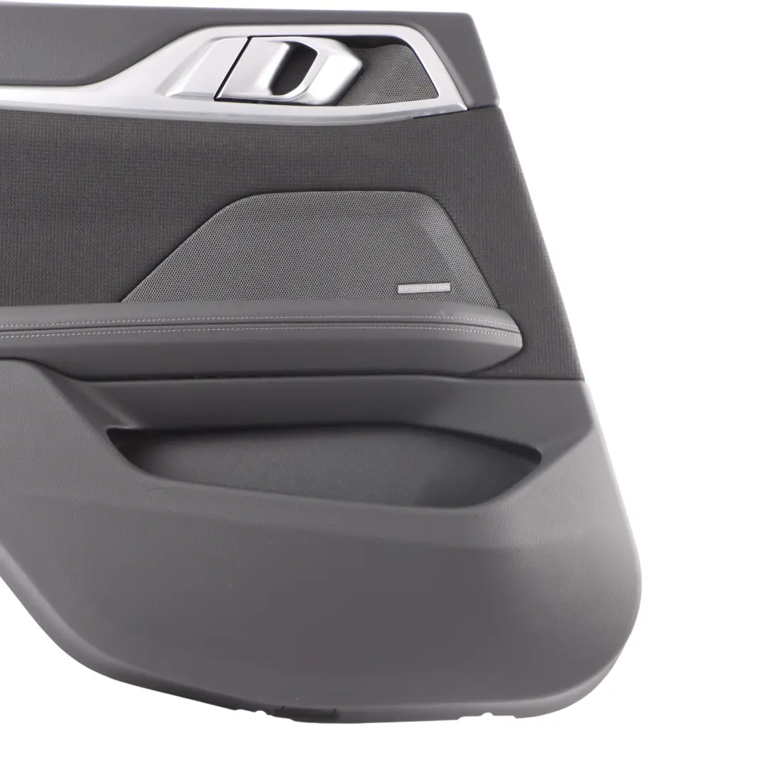 BMW G26 Door Card Rear Left N/S Door Lining Panel Leather Black - SKU 5A418F7 - Part number 5A418F7