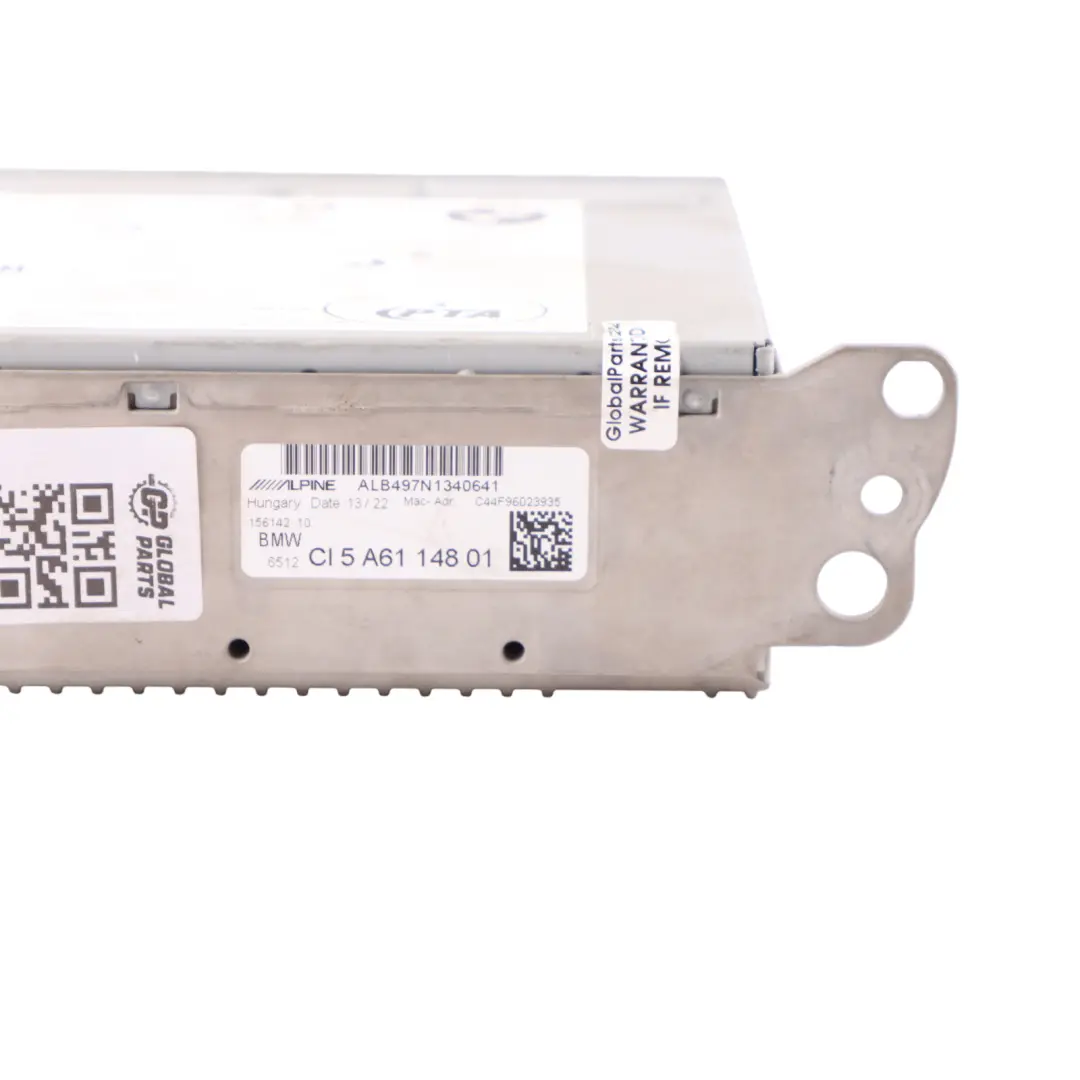 Head Unit BMW F40 F44 Radio Player Navigation Control Module Alpine to with Part number 5A61148 Head Unit BMW F40 F44 Radio Player Navigation Control Module Alpine - SKU 5A61148 - Part number 5A61148