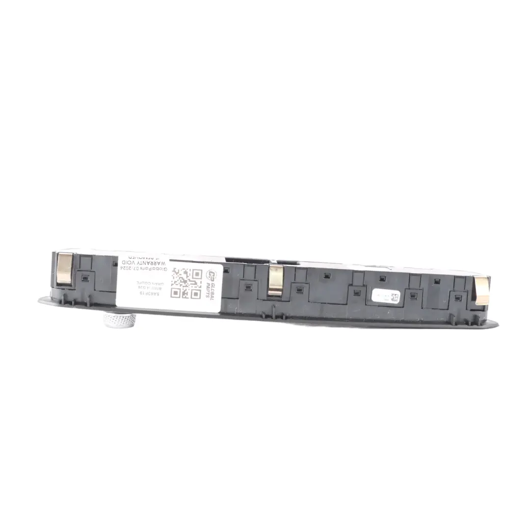 BMW G20 G21 G22 LCI Air Conditioning Radio Audio Control Panel Hazard - SKU 5A63F19 - Part number 5A63F19