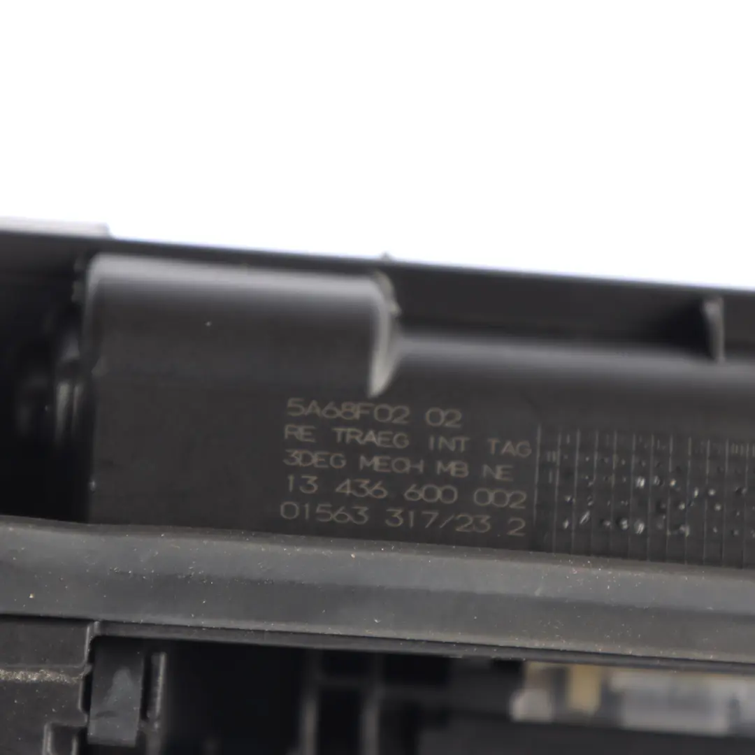 Outside Door Handle Grab Base Carrier Rear Right O/S to BMW G26 with Part number 5A68F02 BMW G26 Outside Door Handle Grab Base Carrier Rear Right O/S - SKU 5A68F02 - Part number 5A68F02