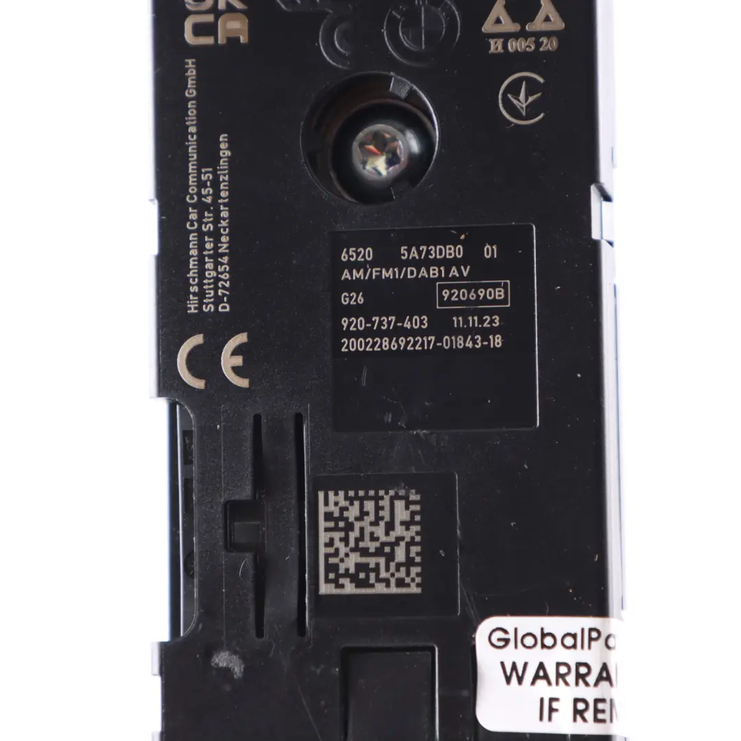  Antenna Amplifier BMW G26 Aerial Diversity Booster Control Unit - SKU 5A73DB0 - Part number 5A73DB0