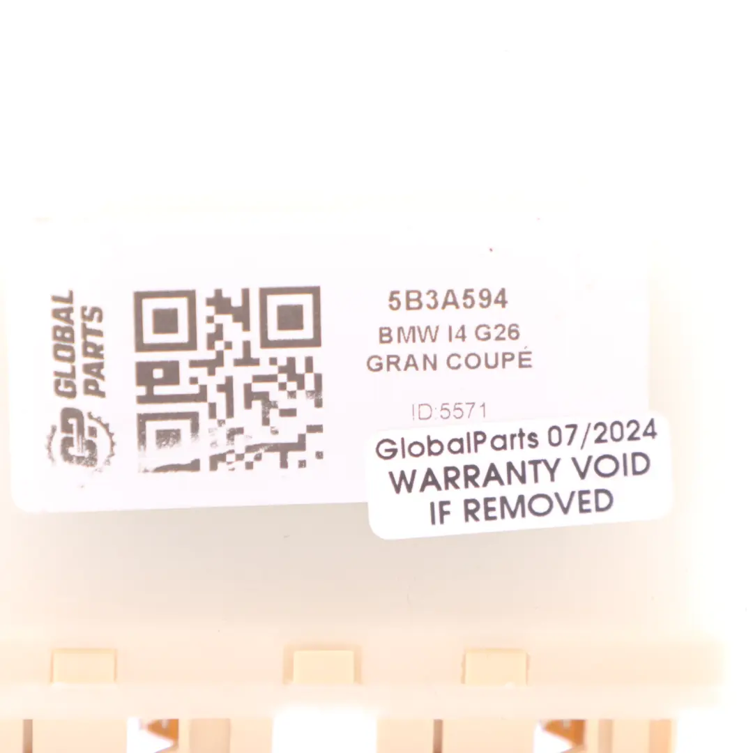 Ultrasonic Burglar Alarm Sensor Cover Trim to BMW G20 G21 G26 with Part number 5B3A594 BMW G20 G21 G26 Ultrasonic Burglar Alarm Sensor Cover Trim - SKU 5B3A594 - Part number 5B3A594