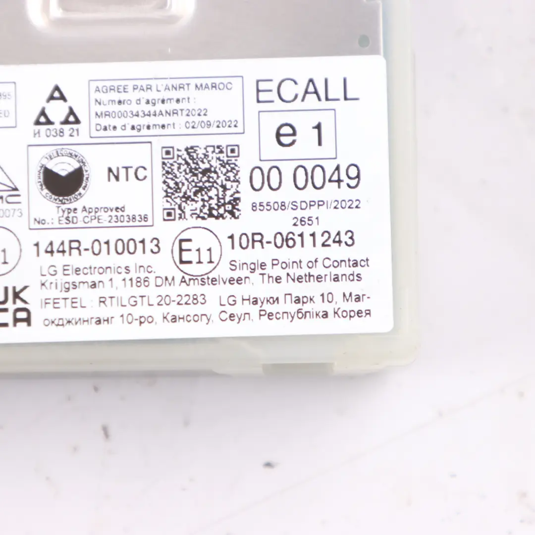 BMW i4 G26 Antenna Aerial Control Unit Module ECU Controller - SKU 5B418E7 - Part number 5B418E7