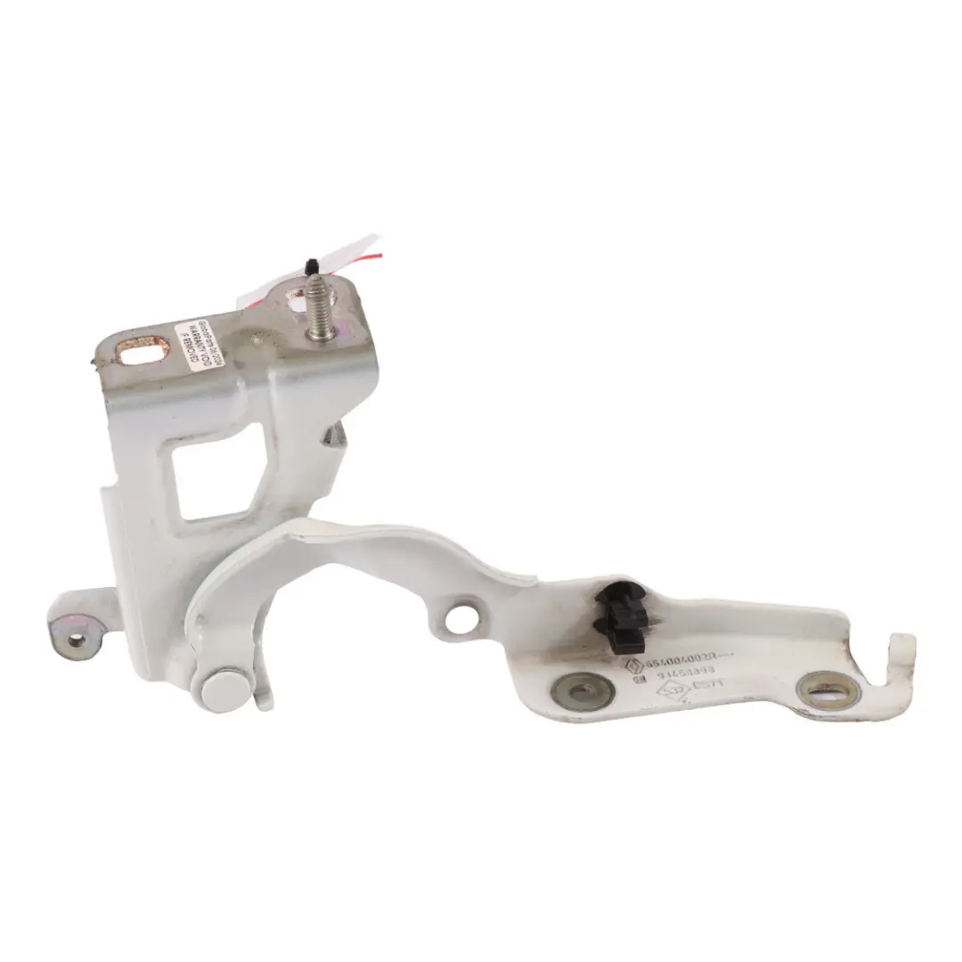 Bisagra Capó Derecha Blanco Hielo - 389 para Renault Trafic 3 con número de pieza 654000520R-ICW Renault Trafic 3 Bisagra Capó Derecha Blanco Hielo - 389 - SKU 654000520R-ICW - Número de pieza 654000520R-ICW