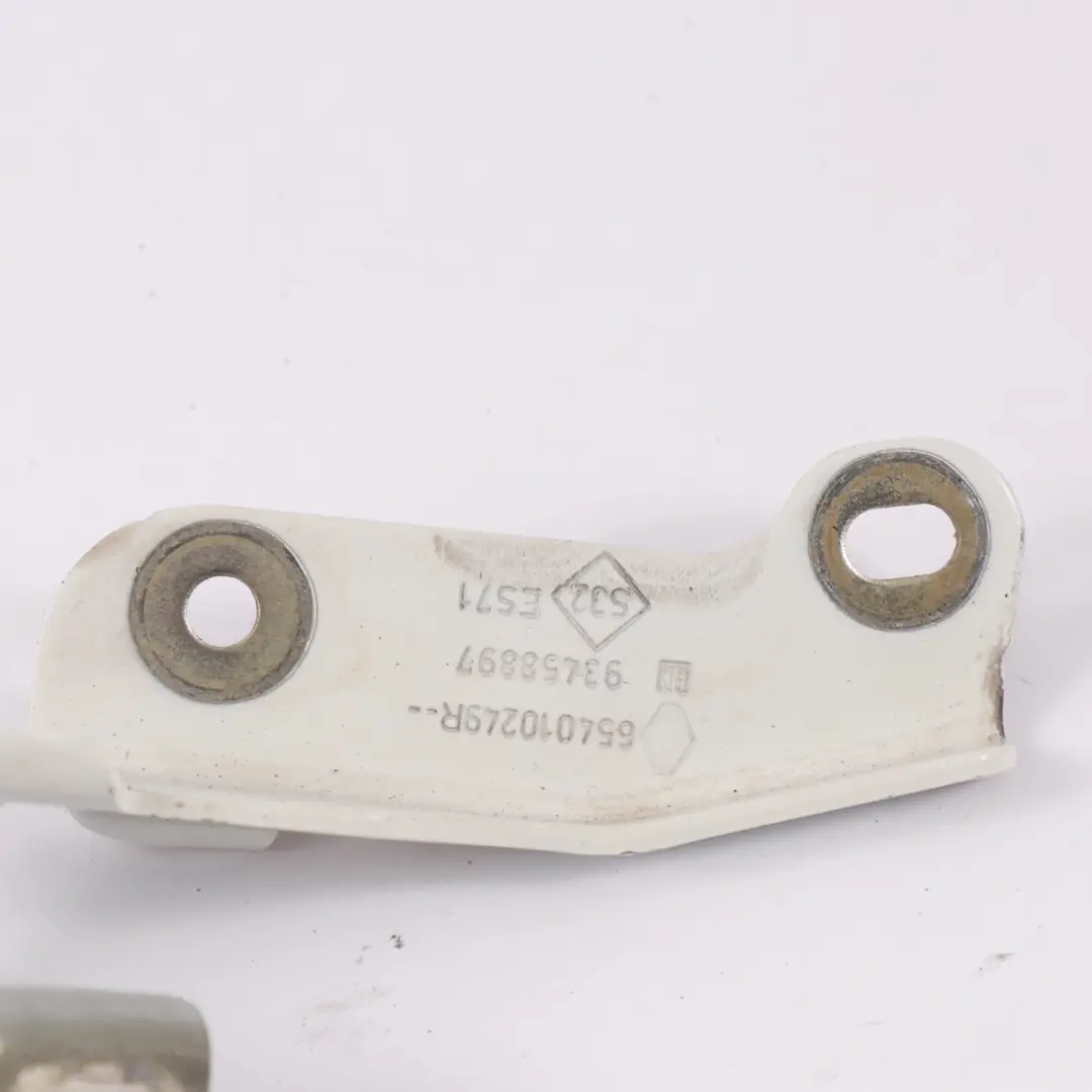 Bisagra Capó Izquierda Blanco Hielo - 389 654010551R para Renault Trafic 3 con número de pieza 654010551R-ICW Renault Trafic 3 Bisagra Capó Izquierda Blanco Hielo - 389 654010551R - SKU 654010551R-ICW - Número de pieza 654010551R-ICW