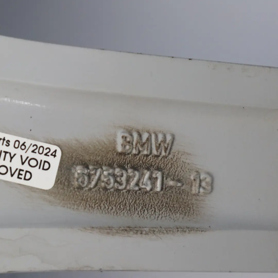 BMW E65 Front Silver Wheel Alloy Rim 19" Star Spoke 95 ET:24 9J - SKU 6753241-2 - Part number 6753241