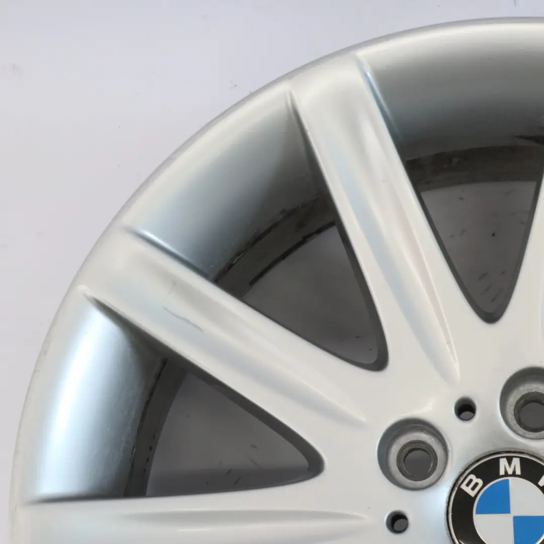BMW E65 Front Silver Wheel Alloy Rim 19" Star Spoke 95 ET:24 9J - SKU 6753241-4 - Part number 6753241
