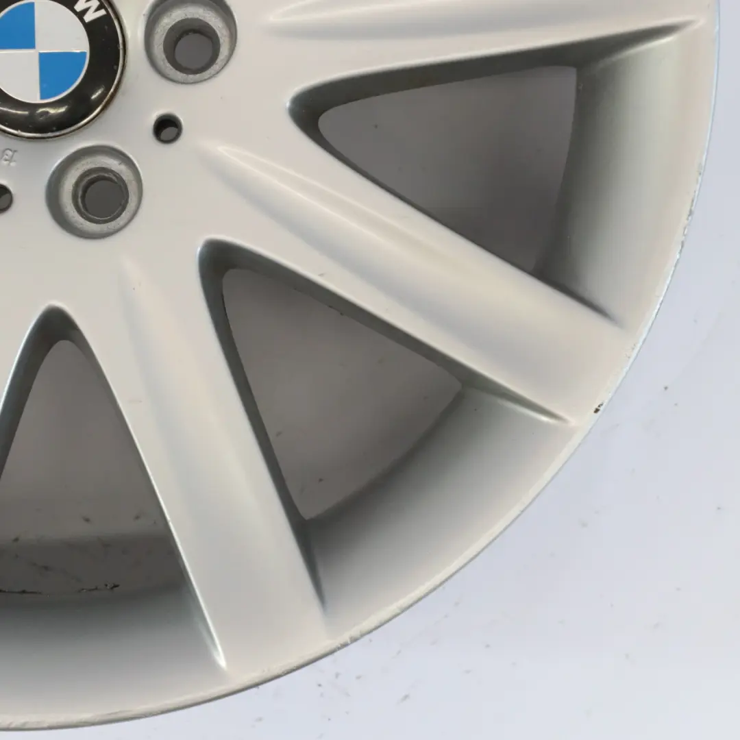 Front Silver Wheel Alloy Rim 19" Star Spoke 95 ET:24 9J to BMW E65 with Part number 6753241 BMW E65 Front Silver Wheel Alloy Rim 19" Star Spoke 95 ET:24 9J - SKU 6753241-4 - Part number 6753241