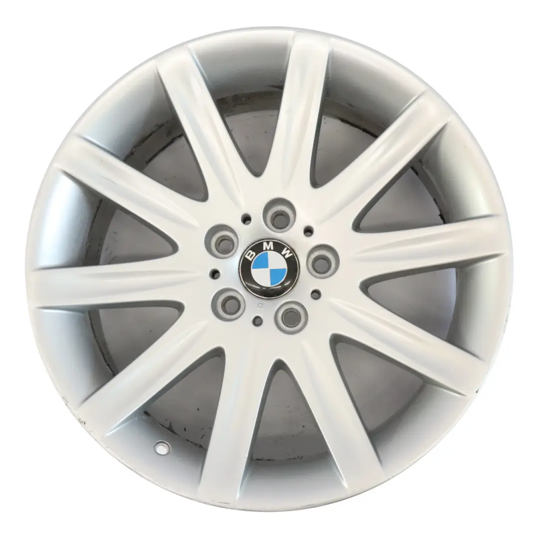 Front Silver Wheel Alloy Rim 19" Star Spoke 95 ET:24 9J to BMW E65 with Part number 6753241 BMW E65 Front Silver Wheel Alloy Rim 19" Star Spoke 95 ET:24 9J - SKU 6753241-4 - Part number 6753241