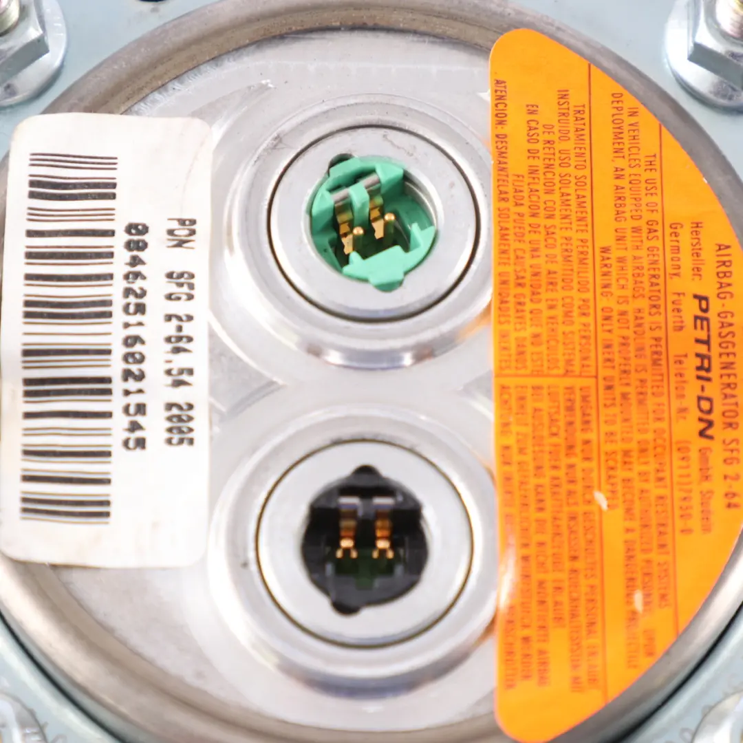 Lado Conductor Air Module Bag para MINI Cooper One R50 R52 R53 Volante con número de pieza 6762450 MINI Cooper One R50 R52 R53 Volante Lado Conductor Air Module Bag - SKU 6762450-5 - Número de pieza 6762450