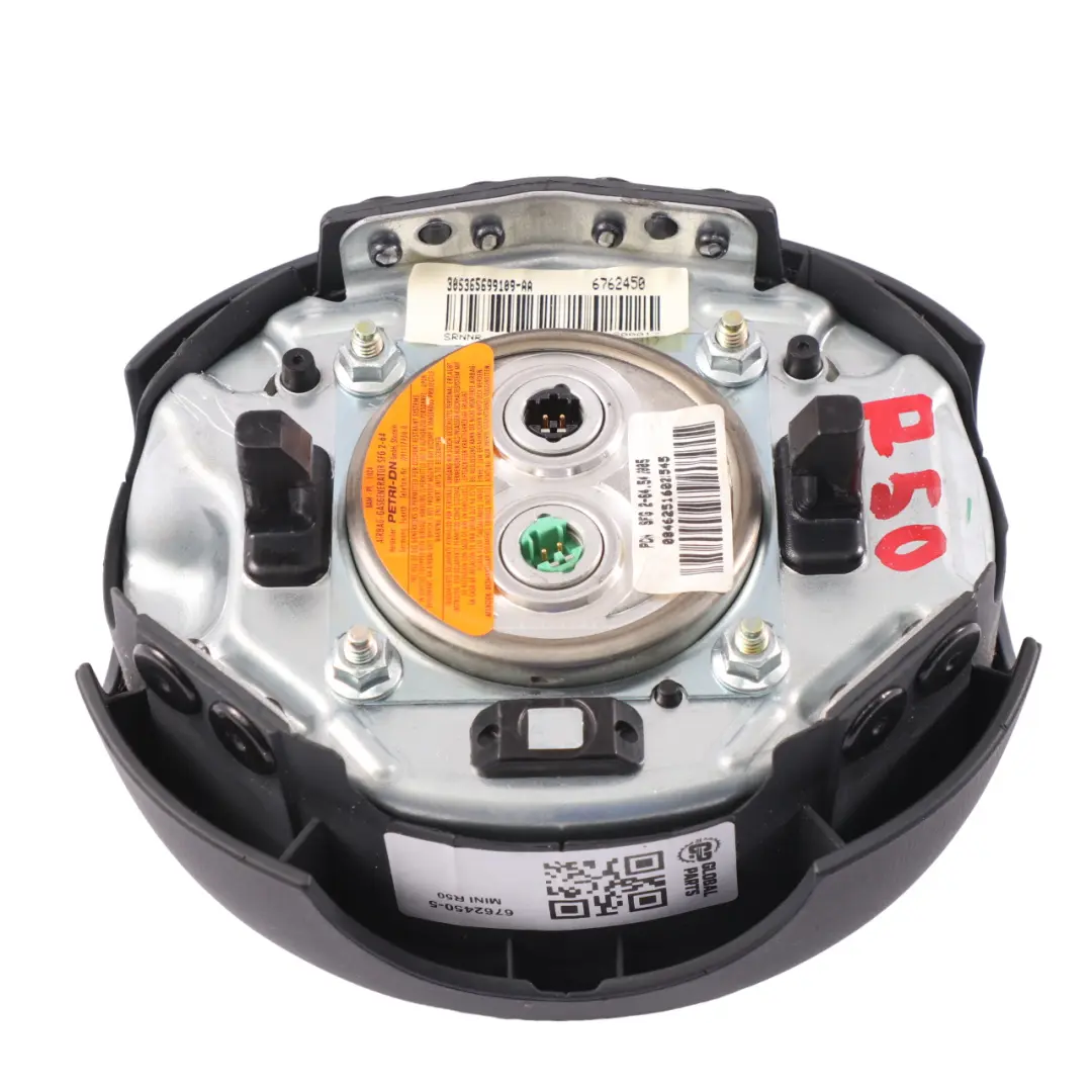 Steering Wheel Driver's Side Air Module Bag to MINI Cooper One R50 R52 R53 with Part number 6762450 MINI Cooper One R50 R52 R53 Steering Wheel Driver's Side Air Module Bag - SKU 6762450-5 - Part number 6762450