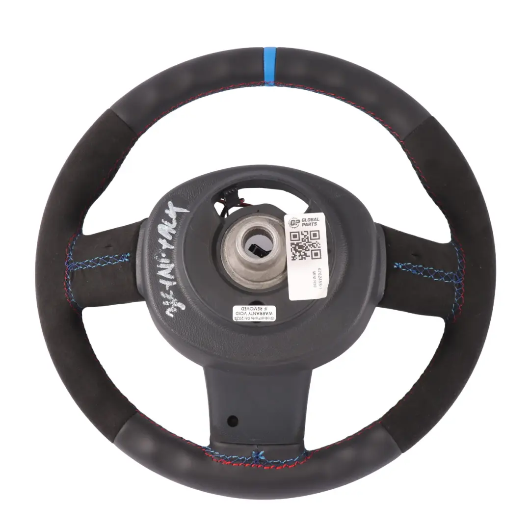 Mini Cooper R50 R52 NEU Schwarz Leder / Alcantara Sport Lenkrad Multifunktion - SKU 6762458-1 - Teilenummer 6762458