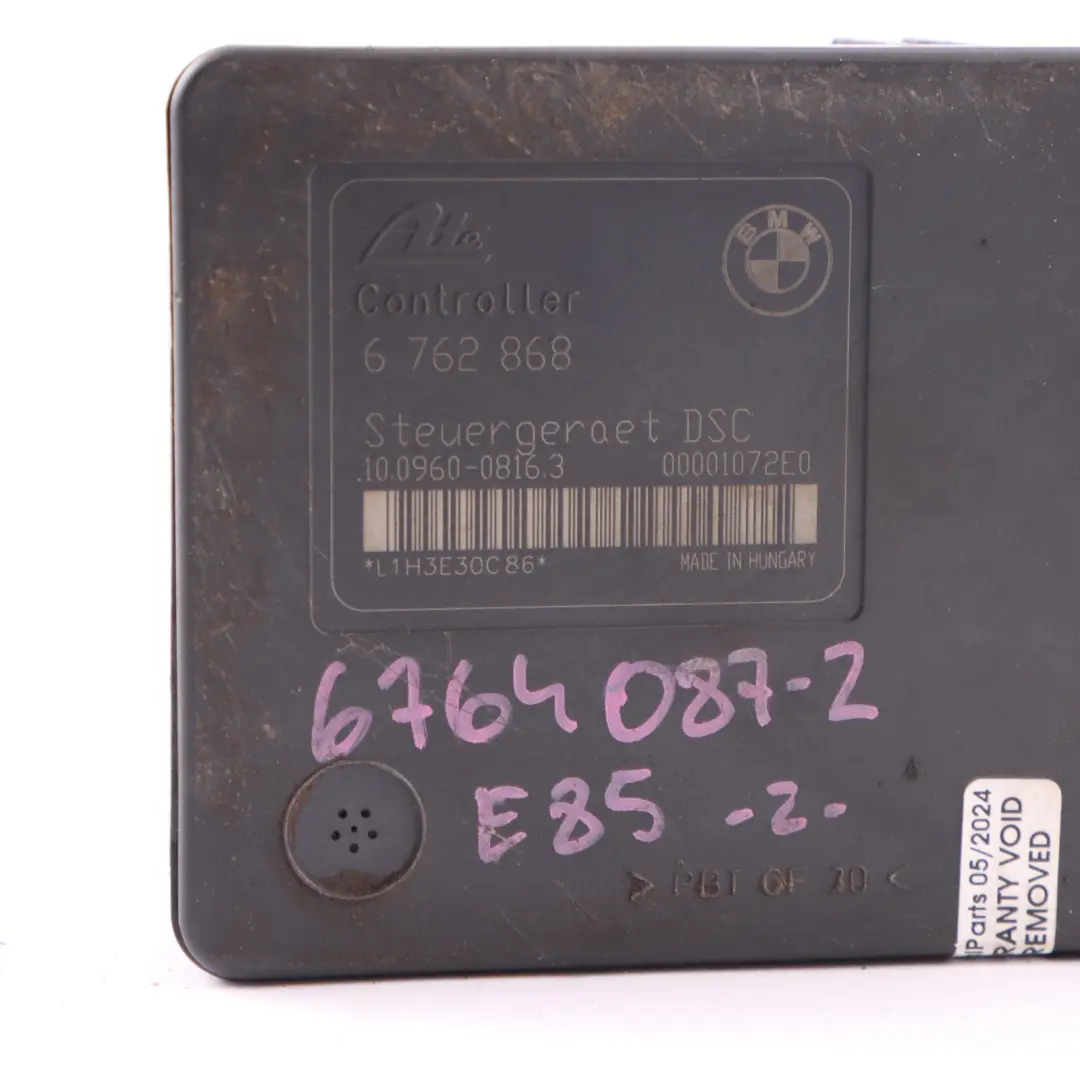 ABS DSC Hydro Braking Unit Pump 6762868 6762867 to BMW E46 E85 with Part number 6764087 BMW E46 E85 ABS DSC Hydro Braking Unit Pump 6762868 6762867 - SKU 6764087-2 - Part number 6764087