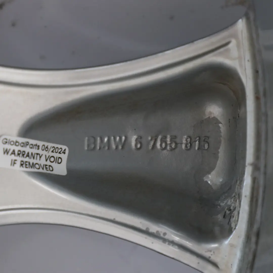 Jante En Alliage Arrière 17" À Double Rayons 161 ET:37 8,5J pour BMW E90 E91 E92 à propos du numéro de pièce 6765815 BMW E90 E91 E92 Jante En Alliage Arrière 17" À Double Rayons 161 ET:37 8,5J - SKU 6765815-1 - Numéro de pièce 6765815