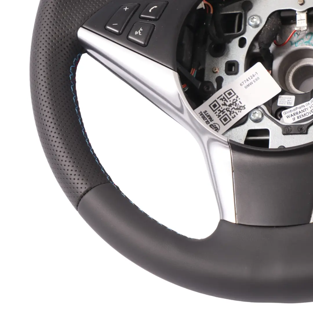 BMW E60 LCI Volante NUEVO Cuero Negro Sport Palanca Cambio Asistente Carril - SKU 6774124-1 - Número de pieza 6774124