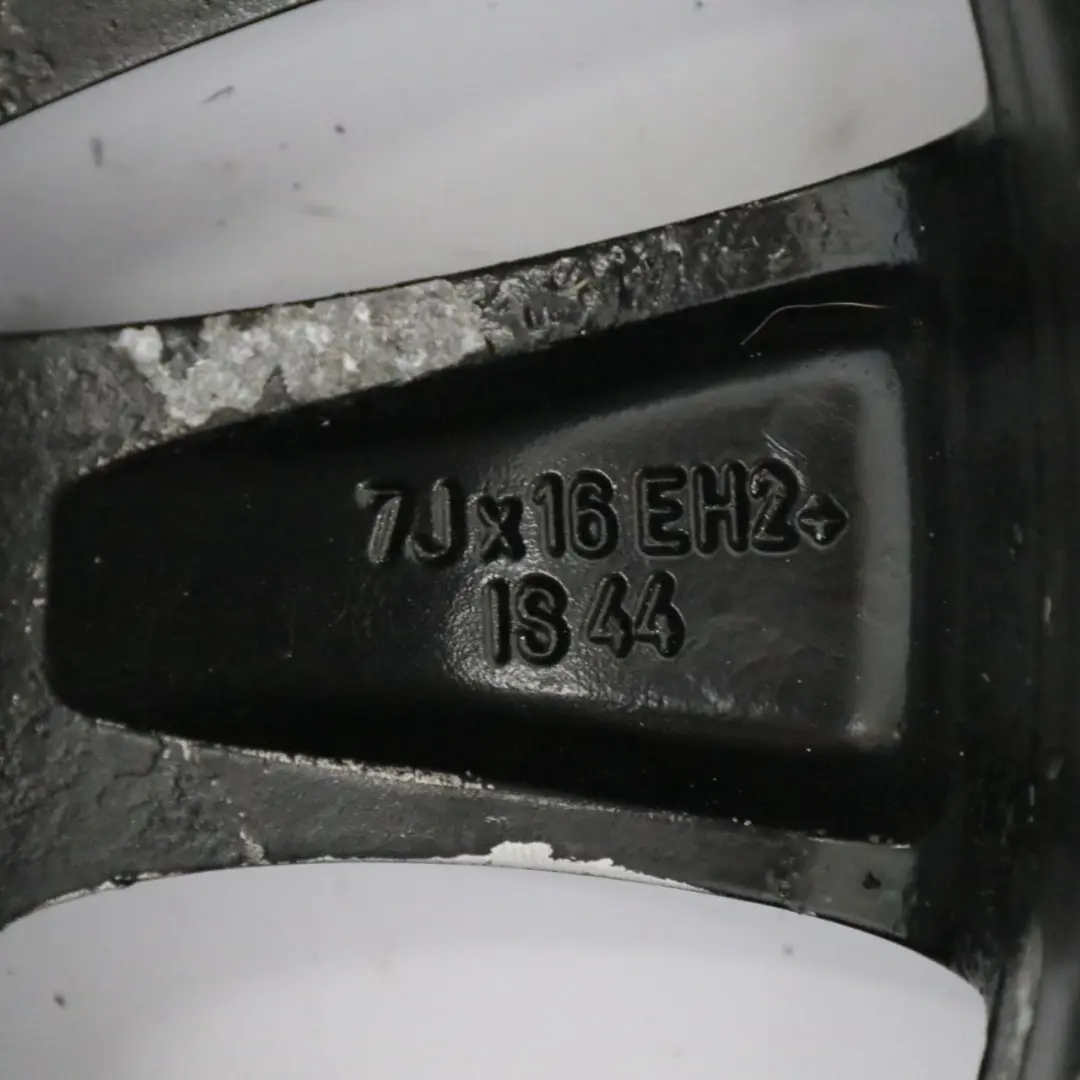 BMW E81 E87 E88 Czarna Felga Aluminiowa 16" V-spoke 229 ET:44 7J - SKU 6774684-6 - Numer Części 6774684