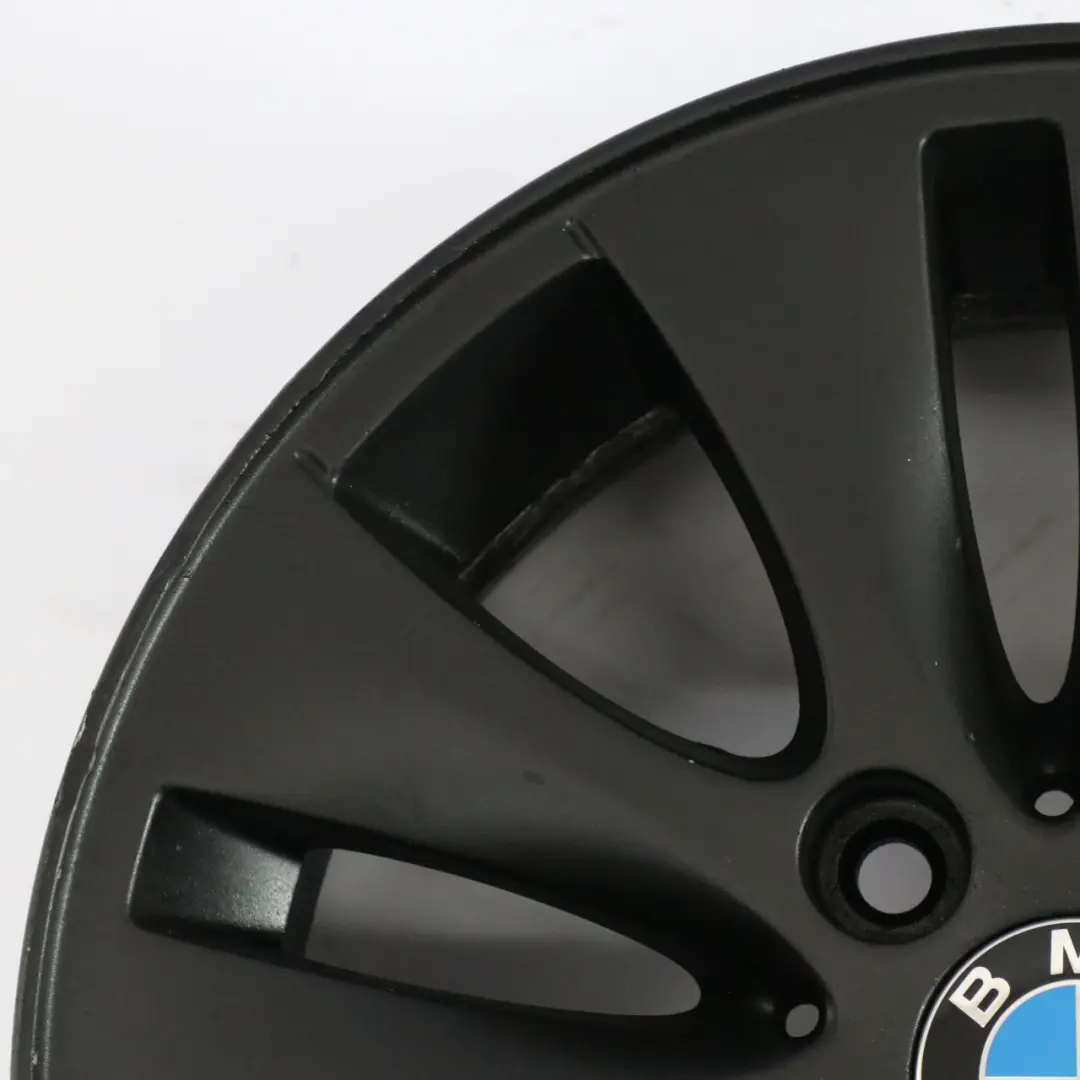 BMW E81 E82 E87 E88 Black Alloy Wheel Rim 16" V-spoke 229 ET:44 7J - SKU 6774684-6 - Part number 6774684