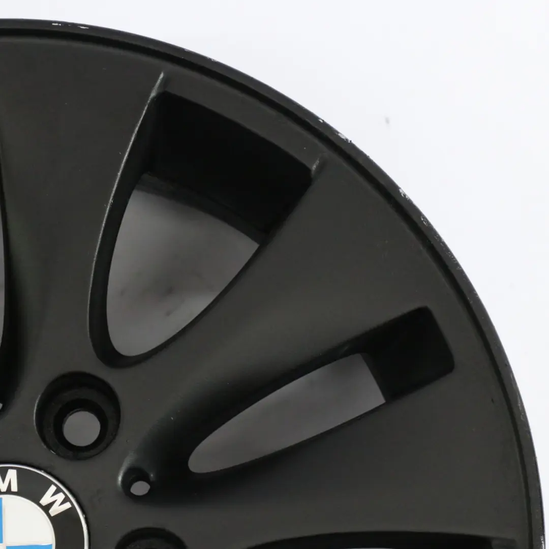 BMW E81 E82 E87 E88 Black Alloy Wheel Rim 16" V-spoke 229 ET:44 7J - SKU 6774684-6 - Part number 6774684