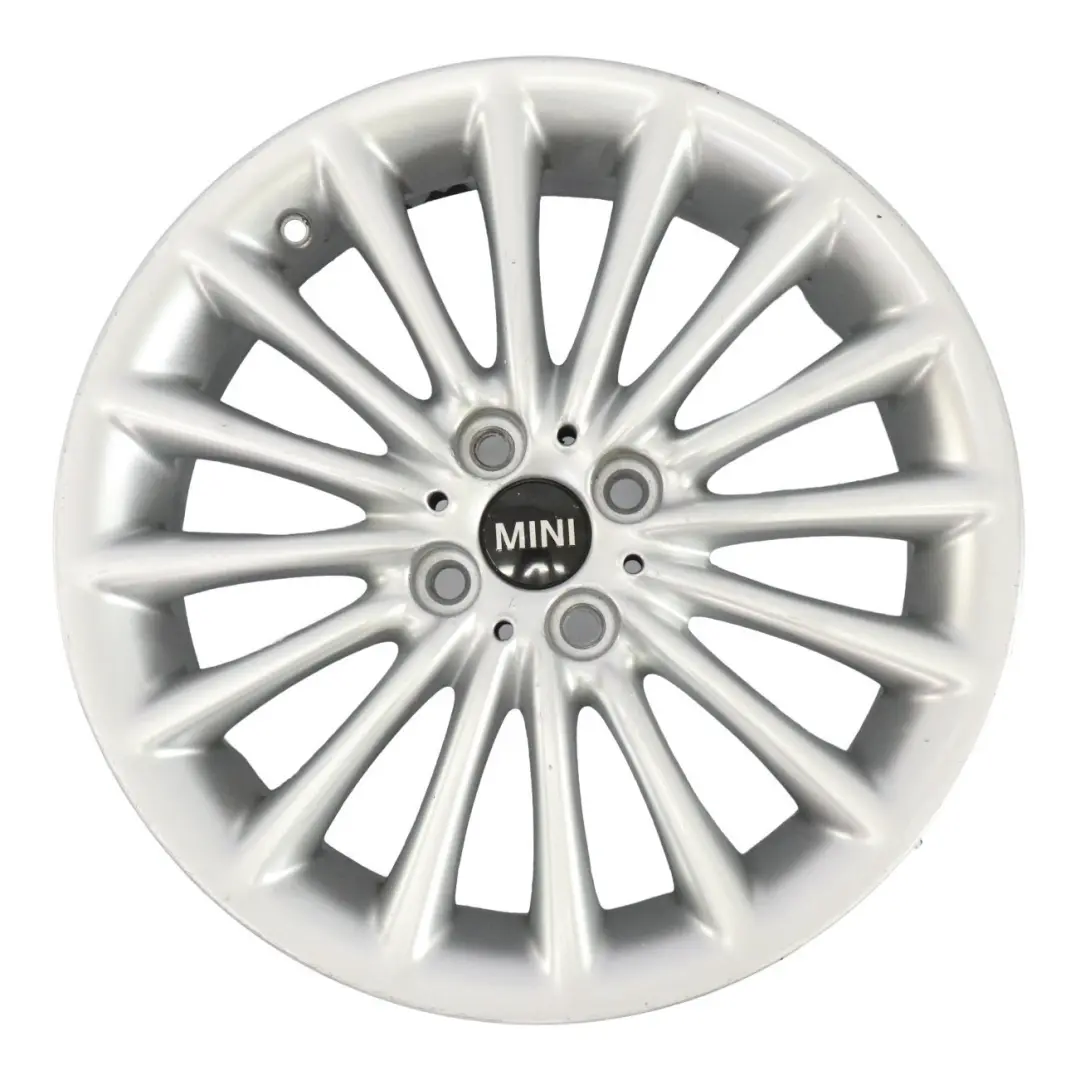Argento Cerchio in lega 17" 7J Multi-Spoke 108 per Mini Cooper R50 R55 R56 R57 con numero di parte 6777356 Mini Cooper R50 R55 R56 R57 Argento Cerchio in lega 17" 7J Multi-Spoke 108 - SKU 6777356-1 - Numero di parte 6777356