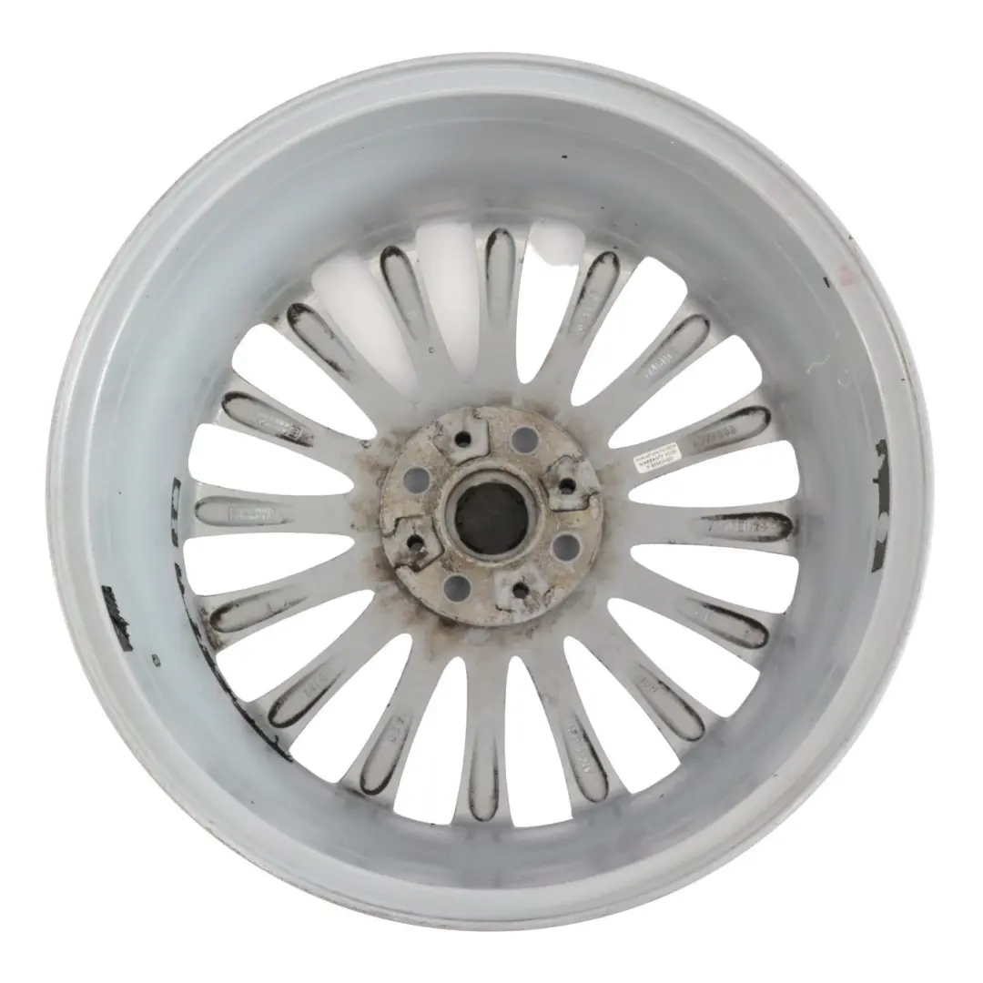 Alloy Rim 17" 7J ET:48 Multi-Spoke 108 to Mini Cooper R50 R55 R56 Silver Wheel with Part number 6777356 Mini Cooper R50 R55 R56 Silver Wheel Alloy Rim 17" 7J ET:48 Multi-Spoke 108 - SKU 6777356-3 - Part number 6777356
