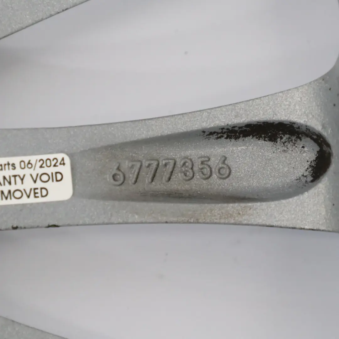 Alloy Rim 17" 7J ET:48 Multi-Spoke 108 to Mini Cooper R50 R55 R56 Silver Wheel with Part number 6777356 Mini Cooper R50 R55 R56 Silver Wheel Alloy Rim 17" 7J ET:48 Multi-Spoke 108 - SKU 6777356-3 - Part number 6777356