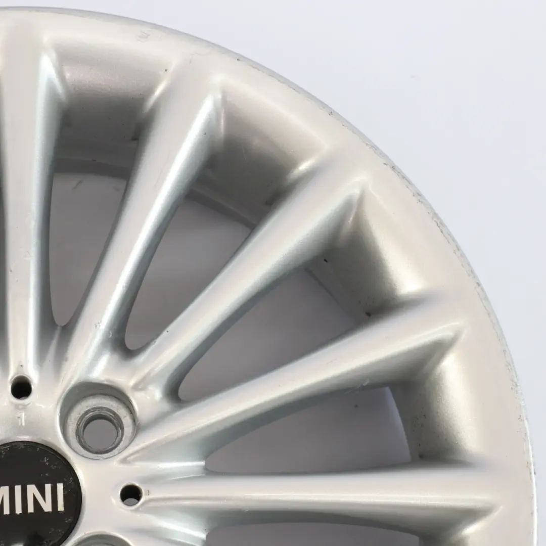 Alloy Rim 17" 7J ET:48 Multi-Spoke 108 to Mini Cooper R50 R55 R56 Silver Wheel with Part number 6777356 Mini Cooper R50 R55 R56 Silver Wheel Alloy Rim 17" 7J ET:48 Multi-Spoke 108 - SKU 6777356-3 - Part number 6777356