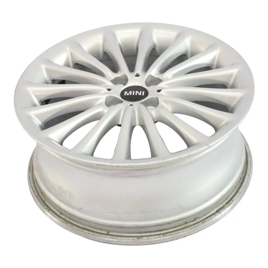 Alloy Rim 17" 7J ET:48 Multi-Spoke 108 to Mini Cooper R50 R55 R56 Silver Wheel with Part number 6777356 Mini Cooper R50 R55 R56 Silver Wheel Alloy Rim 17" 7J ET:48 Multi-Spoke 108 - SKU 6777356-3 - Part number 6777356