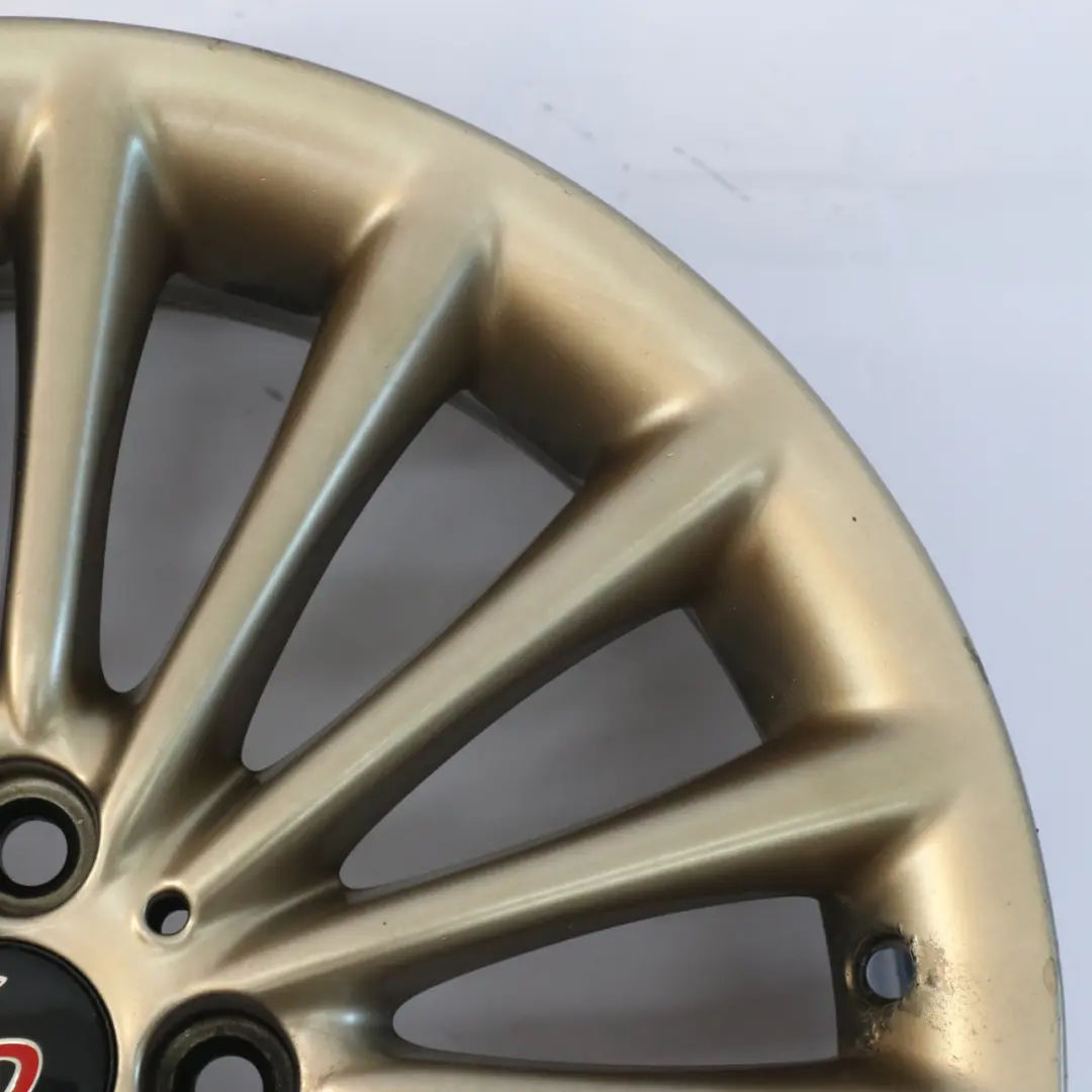 Oro Cerchio lega 17" 7J ET:48 Multi-Spoke 108 per Mini R50 R55 R56 R57 con numero di parte 6777356 Mini R50 R55 R56 R57 Oro Cerchio lega 17" 7J ET:48 Multi-Spoke 108 - SKU 6777356-4 - Numero di parte 6777356