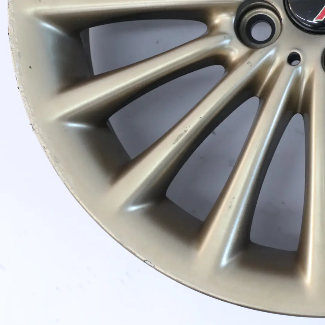 Alloy Rim 17" 7J ET:48 Multi-Spoke 108 to Mini R50 R55 R56 R57 Gold Wheel with Part number 6777356 Mini R50 R55 R56 R57 Gold Wheel Alloy Rim 17" 7J ET:48 Multi-Spoke 108 - SKU 6777356-6 - Part number 6777356
