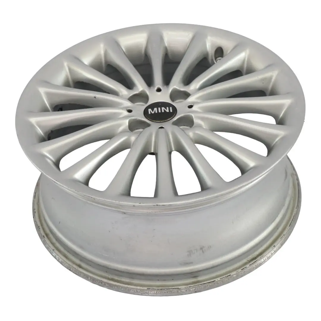 Argento Cerchio in lega 17" 7J ET:48 Multi-Spoke 108 per Mini Cooper R50 R55 R56 con numero di parte 6777356 Mini Cooper R50 R55 R56 Argento Cerchio in lega 17" 7J ET:48 Multi-Spoke 108 - SKU 6777356-7 - Numero di parte 6777356