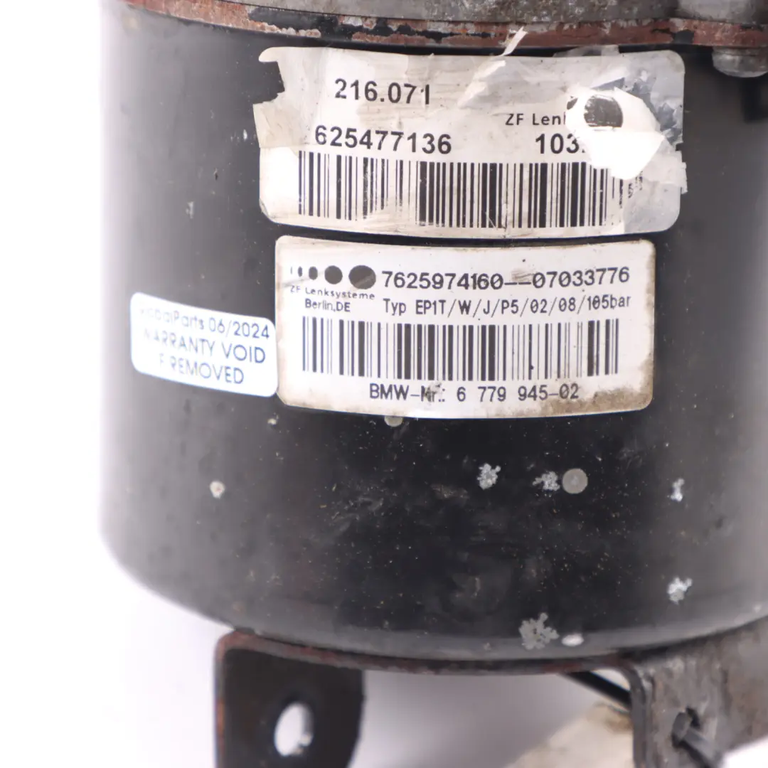 Steering Pump to Mini R52 Electric Power with Part number 6779945 Mini R52 Electric Power Steering Pump - SKU 6779945 - Part number 6779945