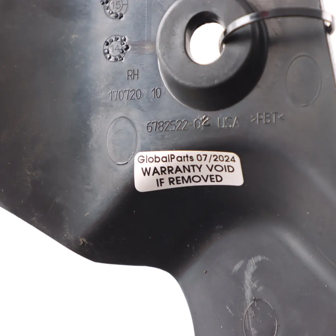 Subframe Stone Chip Cover Panel Trim Right O/S to BMW F15 F16 E70 with Part number 6782522 BMW F15 F16 E70 Subframe Stone Chip Cover Panel Trim Right O/S - SKU 6782522 - Part number 6782522