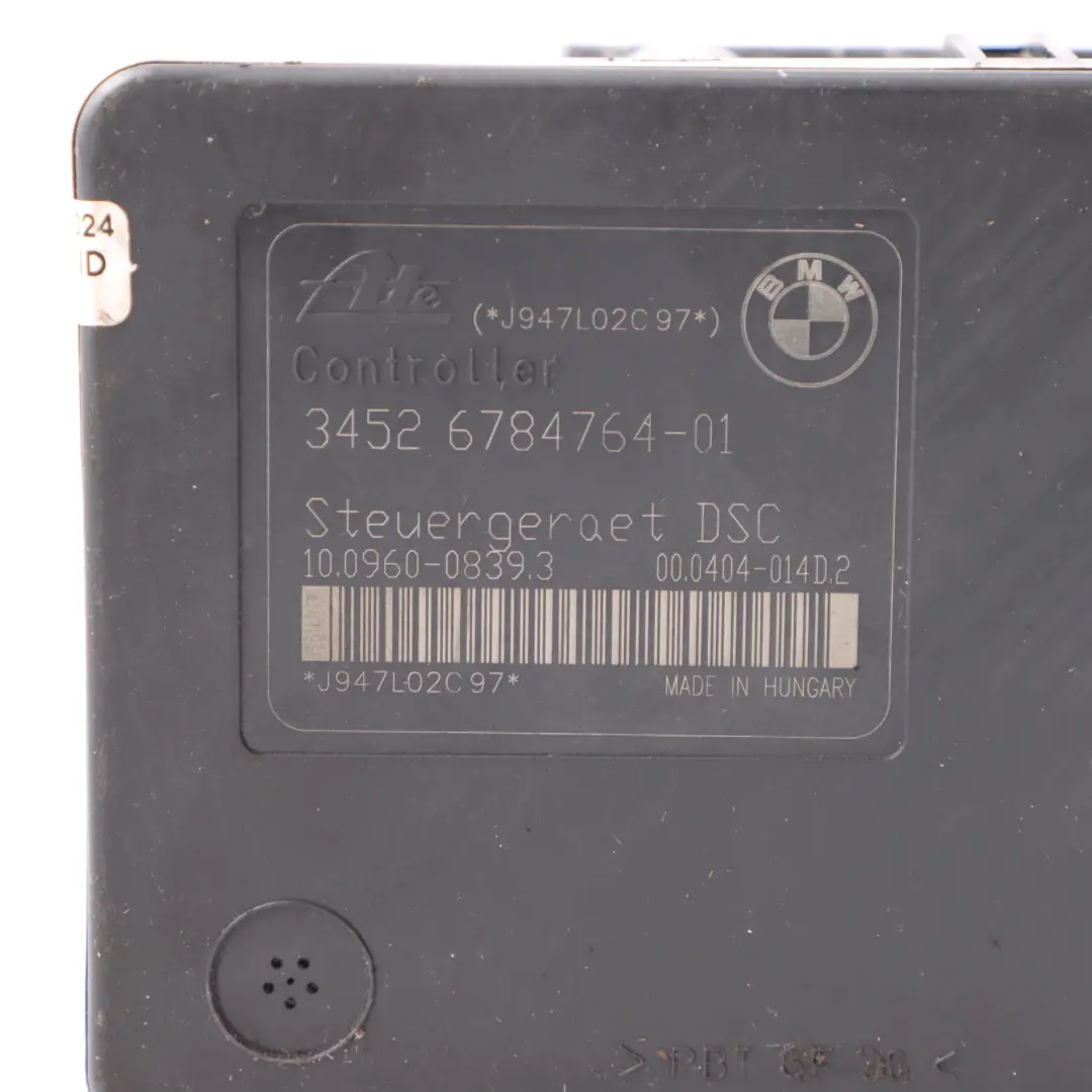 ABS DSC Modul BMW E81 E87 E90 Pumpe ECU Hydro Unit 6784763  - SKU 6784764 - Teilenummer 6784764