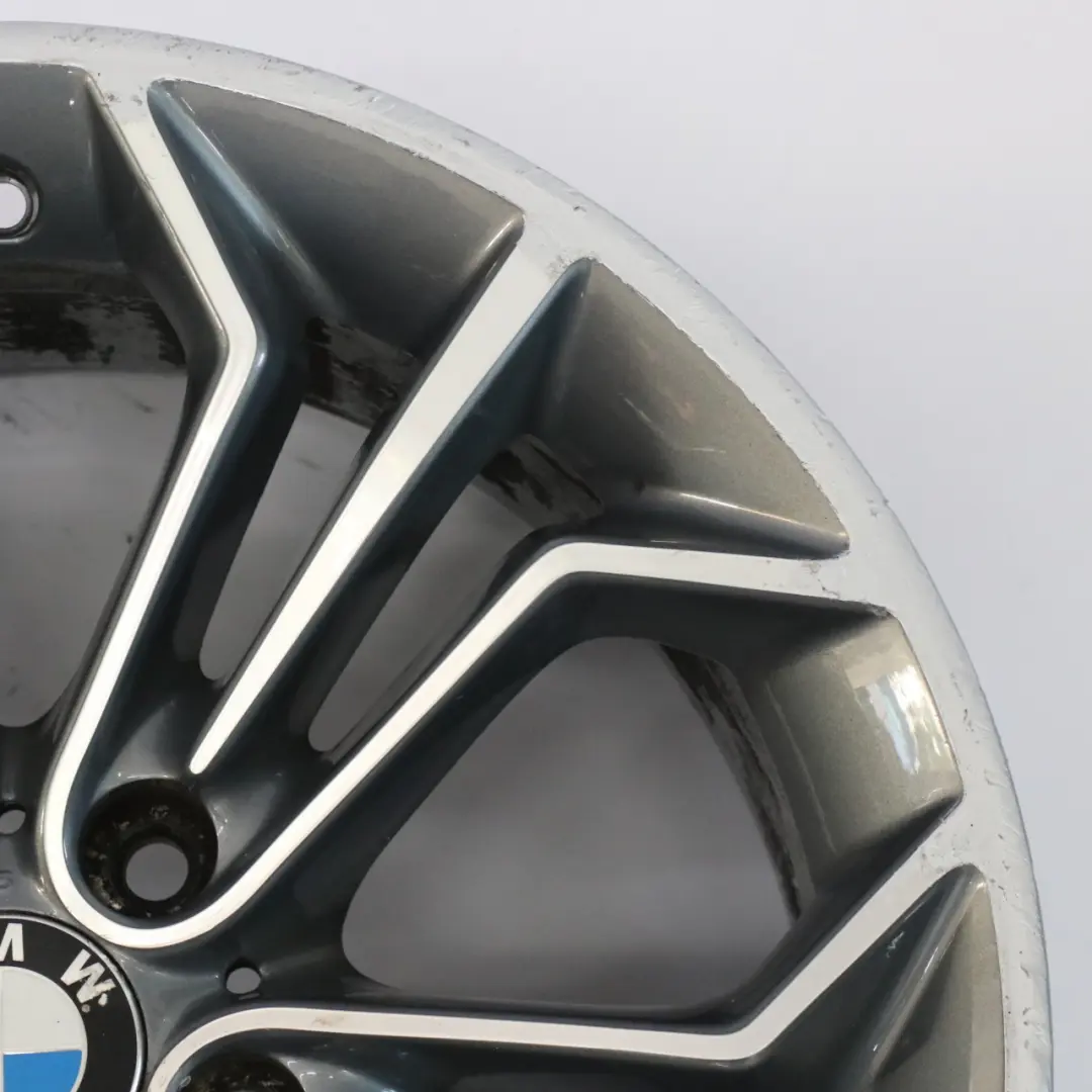  Felge BMW X1 E84 Leichtmetallfelge Ferricgrey 18" Honeycomb 323 8J ET:30 - SKU 6789147-1 - Teilenummer 6789147