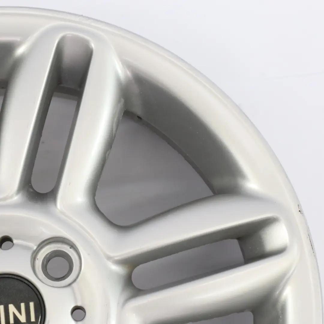 Rim Mini Cooper One R55 R56 R57 R58 Alloy 16" 6,5J 6-Star Twin Spoke 119 to Wheel with Part number 6791940 Wheel Rim Mini Cooper One R55 R56 R57 R58 Alloy 16" 6,5J 6-Star Twin Spoke 119 - SKU 6791940-4 - Part number 6791940