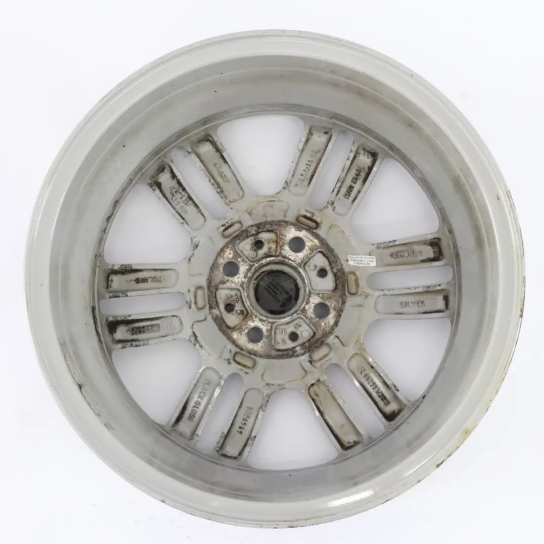 Jante Mini Cooper One R55 R56 R57 R58 Alliage 16" 6,5J 6-Étoile à deux branches pour à propos du numéro de pièce 6791940 Jante Mini Cooper One R55 R56 R57 R58 Alliage 16" 6,5J 6-Étoile à deux branches - SKU 6791940-4 - Numéro de pièce 6791940