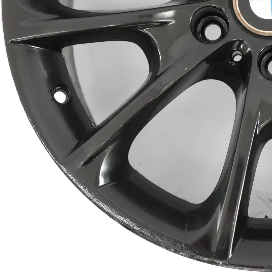 BMW F30 F32 Black Wheel Light Alloy Rim 8J 18" ET:34 V Spoke 398 - SKU 6796250-1 - Part number 6796250