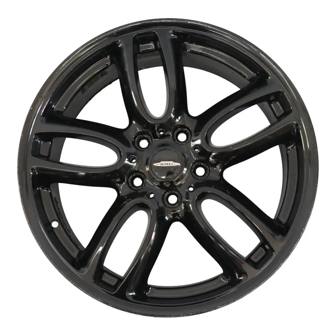 Cerchio in lega nero 19" 7,5J ET:52 Doppie razze R129 per Mini Cooper R60 R61 JCW con numero di parte 6796992 Mini Cooper R60 R61 JCW Cerchio in lega nero 19" 7,5J ET:52 Doppie razze R129 - SKU 6796992-1 - Numero di parte 6796992