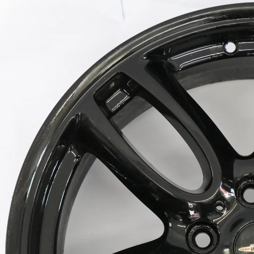 Alloy Rim 19" 7,5J ET:52 Double Spoke R129 to Mini Cooper R60 R61 JCW Black Wheel with Part number 6796992 Mini Cooper R60 R61 JCW Black Wheel Alloy Rim 19" 7,5J ET:52 Double Spoke R129 - SKU 6796992-3 - Part number 6796992