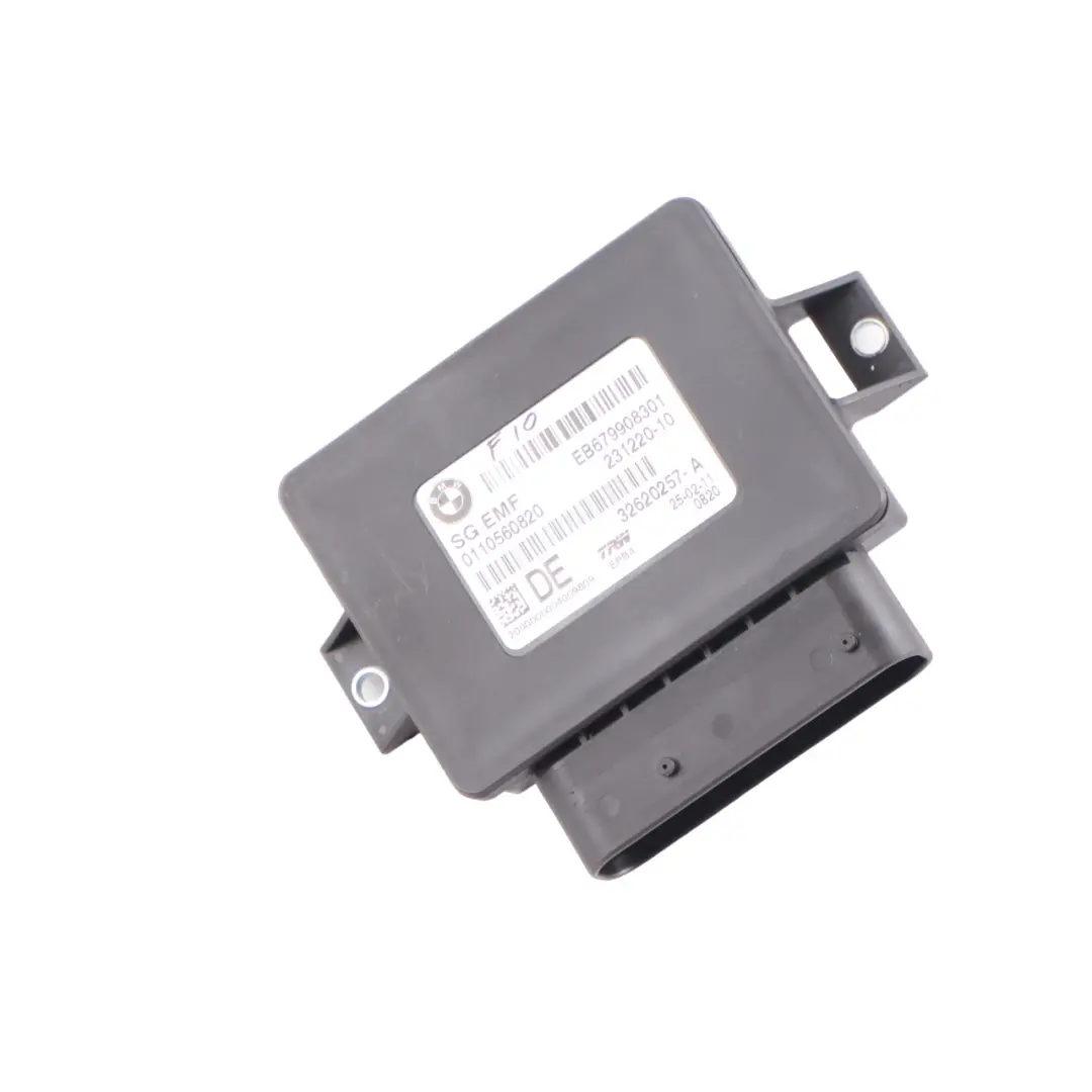 Unité contrôle BMW F10 F11 X3 F25 Frein stationnement Frein Module EMF pour à propos du numéro de pièce 6799083 Unité contrôle BMW F10 F11 X3 F25 Frein stationnement Frein Module EMF - SKU 6799083 - Numéro de pièce 6799083