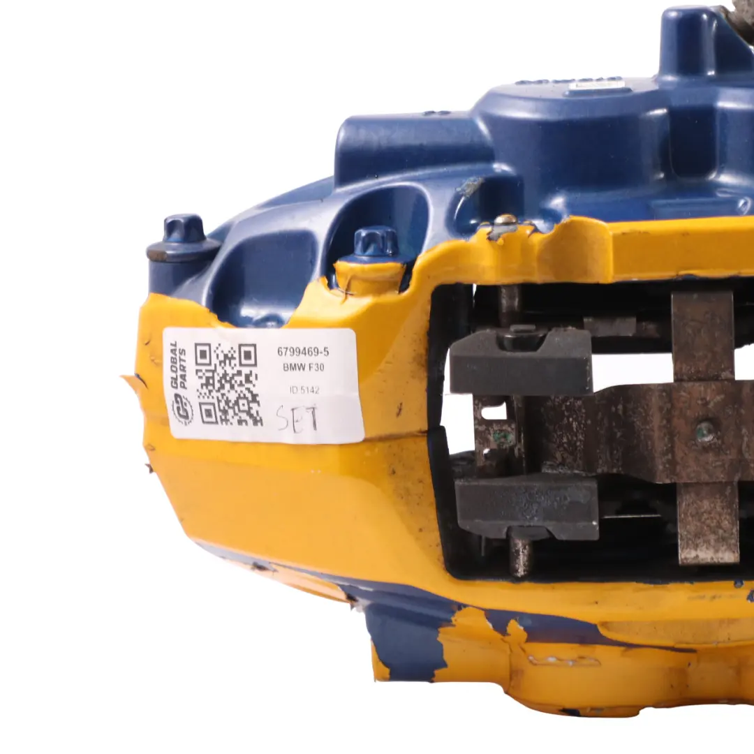 Brake Caliper Sport Performance Brake Unit Housing Front Left Right Set to BMW F30 with Part number 6799469 BMW F30 Brake Caliper Sport Performance Brake Unit Housing Front Left Right Set - SKU 6799469-5 - Part number 6799469