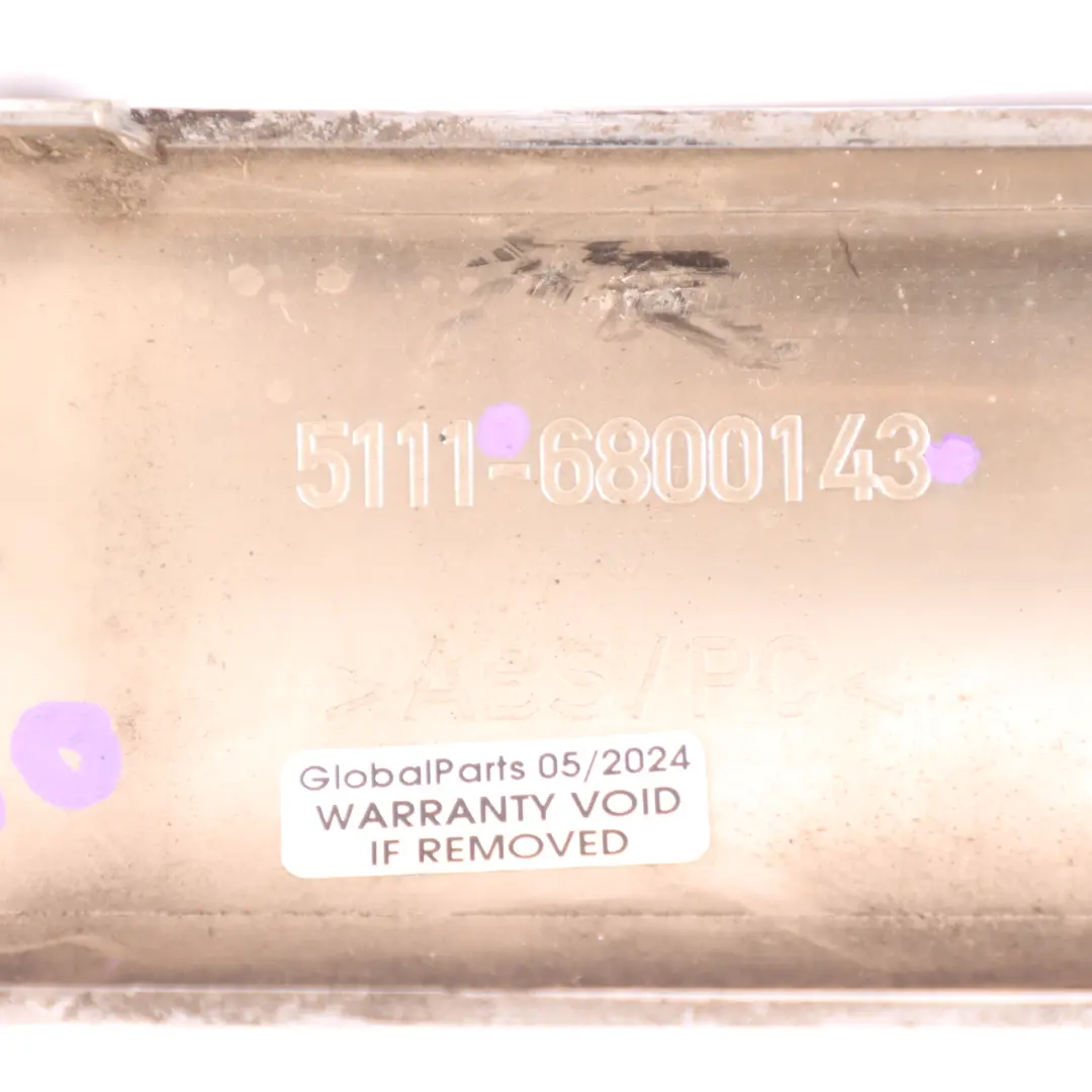 Inserto Per Paraurti Anteriore Sinistro Cromato per Mini One R50 con numero di parte 6800143 Mini One R50 Inserto Per Paraurti Anteriore Sinistro Cromato - SKU 6800143 - Numero di parte 6800143