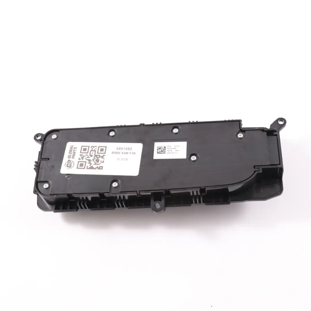 Front Right O/S Seat Control Switch to BMW X5 G05 G16 X7 G07 with Part number 6801482 BMW X5 G05 G16 X7 G07 Front Right O/S Seat Control Switch - SKU 6801482 - Part number 6801482